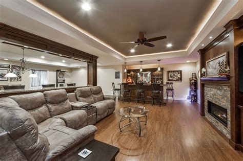 Brian And Kellis Basement Remodel Pictures Luxury Home