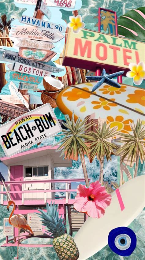 50 Summer Mood Board Wallpapers Havana Hawaii Beach Bum 1 Fab Mood