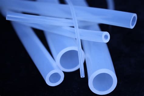 White Platinum Cured Silicone Rubber Tubing 60° Shore Silex Ltd