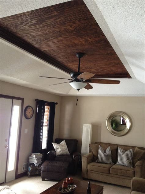 Just Finished Our New Stained Beadboard Ceiling I Love It Stained