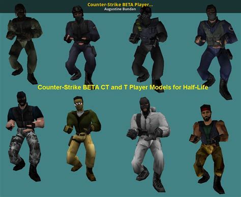 Counter Strike Beta Player Model Pack For Half Lif Half Life Mods