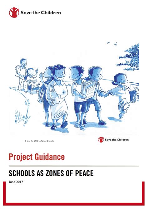 Save The Children Releases Guidance On Schools As Zones Of Peace