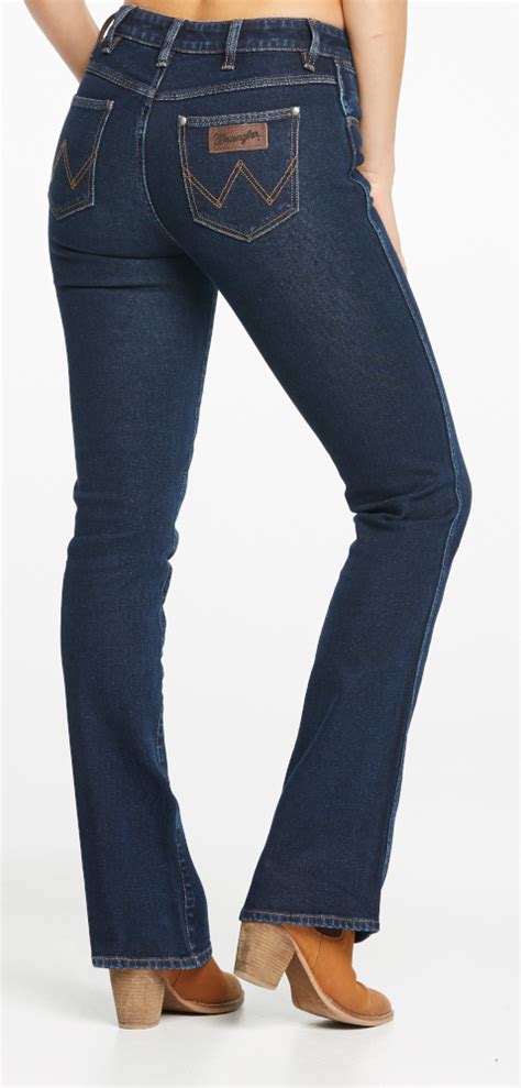 Wrangler Classics Womens Original Mid Waist Bootcut Jeans