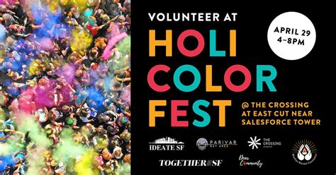 San Francisco Holi Color And Food Festival 2023 · Together Sf