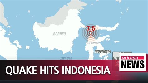 Huge Earthquake Strikes Off Indonesia Youtube