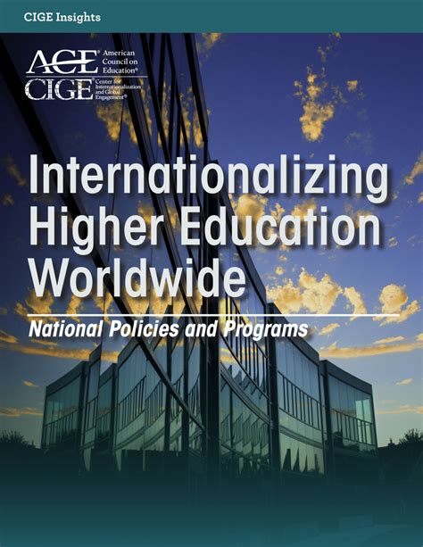 Pdf Internationalizing Higher Education Worldwide National Policies
