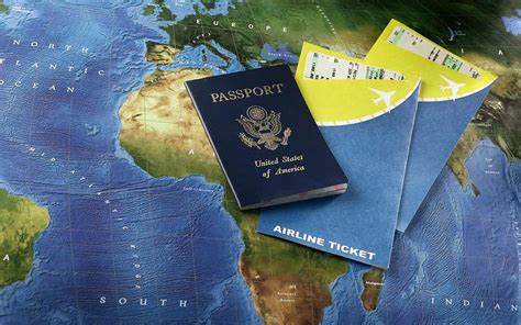 Passport Visa Plane Ticket And Hd Wallpaper Pxfuel