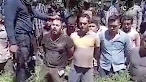 Disturbing Video Shows Mexican Cartel Lining Up Rivals For Mass