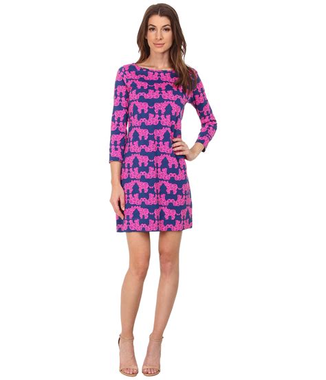 Lilly Pulitzer Marlowe Dress In Purple Indigo Pack Your Trunk Lyst