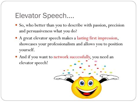 Ppt Elevator Speech Powerpoint Presentation Free Download Id 1632926