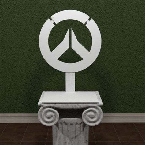 Download Free Stl File Overwatch Logo • 3d Print Model ・ Cults