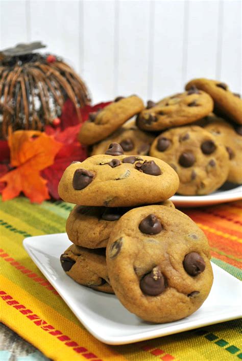 Pumpkin Chocolate Chip Cookies Recipe Sweet Peas Kitchen