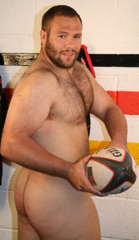 Naked Rugby Players