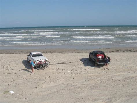 Not a far walk from camp to the beach more. About 15 miles down South Beach - Picture of Padre Island ...
