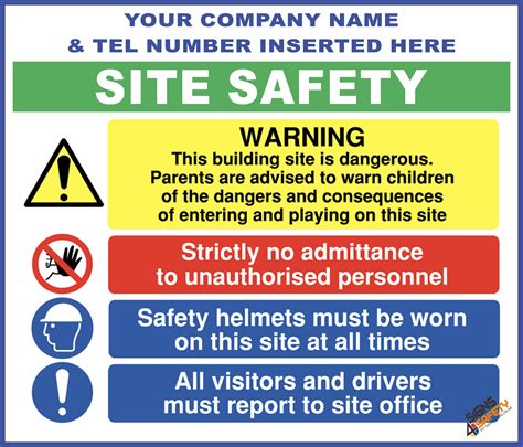 Ppe Construction Safety Signs Uk
