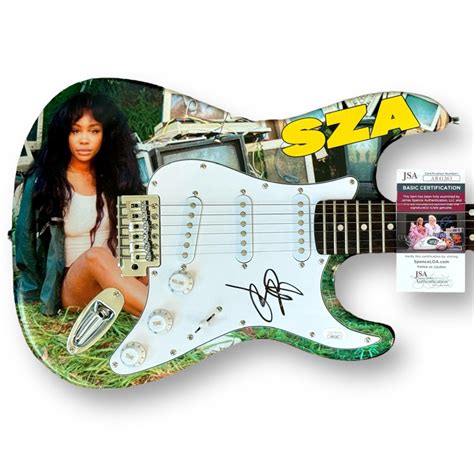 Sza Signed Custom Autograph Edition 39 Electric Guitar Jsa