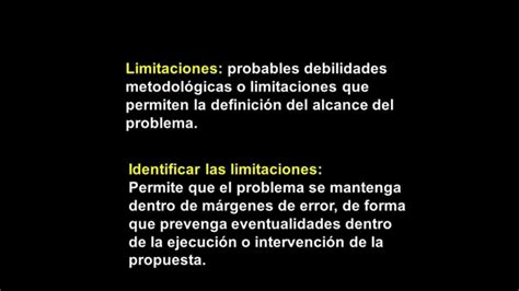 Limitaciones De Un Proyecto De Investigacion Ejemplo Opciones De Ejemplo