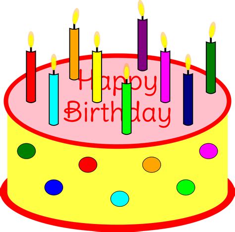 Birthday Cake Cartoon Clipart Birthday Candle Transparent Clip Art