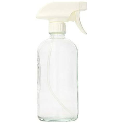 Glass Spray Bottle Empty Refillable 16 Oz Container Clear Glass