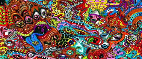 Psychedelic Art Artwork Fantasy Dream Color Neon Detail