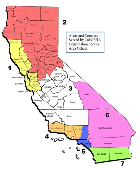 California Map Detailed
