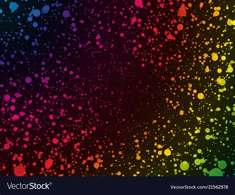 Abstract Rainbow Color Dots Background Royalty Free Vector