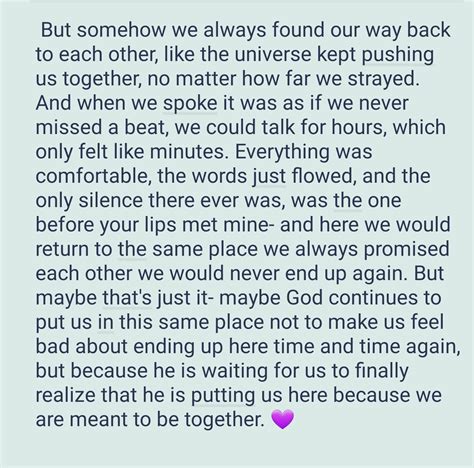 Maybe Because We Are Meant To Be Together Together Quotes Meant