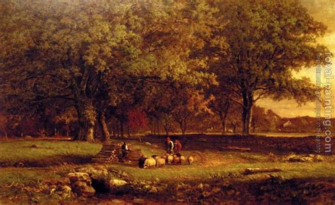 Evening By George Inness Oil Painting Reproduction