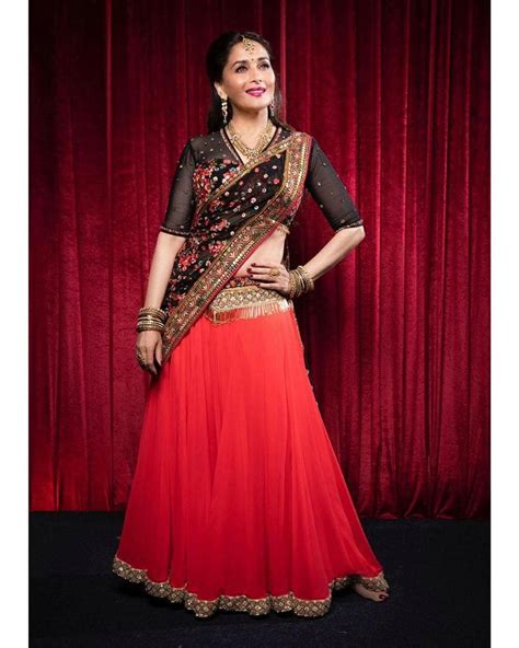 Madhuri Dixit Nene Paints An Elegant Picture In Sleek Red Dress Check Out The Diva S Hottest