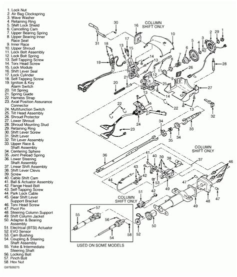 12 89 Chevy Truck Steering Column Diagram Chevy Trucks Steering