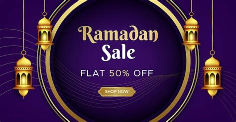 Premium Vector Ramadan Kareem Sale Banner Template