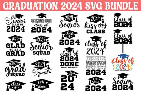 Graduation Svg Bundle Senior Afbeelding Door Svg Creation Creative Fabrica