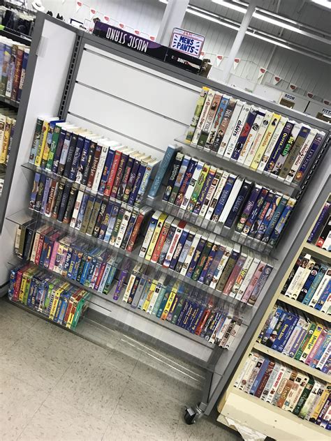 Vhs Section From A Thrift Shop About An Hour Away Rvhs