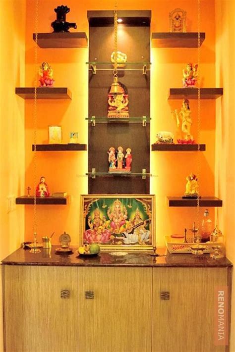 35 Home Temple Decoration Ideas New