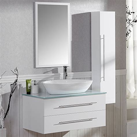 Der waschbeckenunterschrank ist ein zentrales element in deinem badezimmer. Badezimmer Komplett-Set Badmöbel inkl. Waschbecken ...