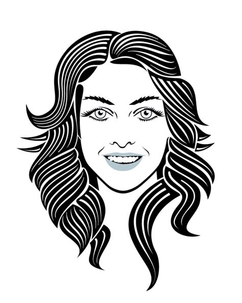 Girl Face Vector Image Freevectors