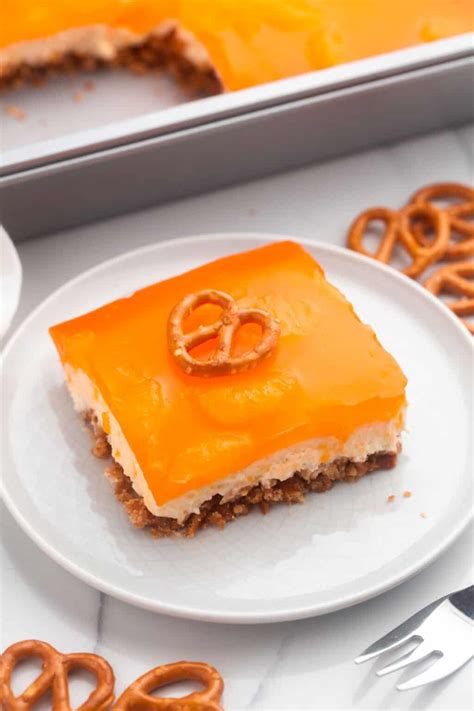 Mandarin Orange Pretzel Salad