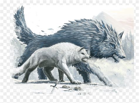Paw Print Transparent Winter Wolf 5e Stat Block Mammal Animal Bird