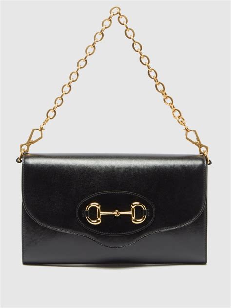 Black Horsebit 1955 Small Leather Shoulder Bag Gucci Matchesfashion Us