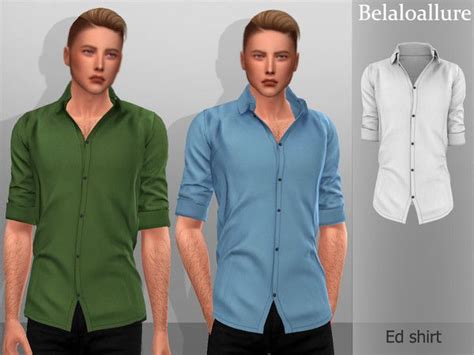 Belal1997s Belaloallureed Shirt Sims 4 Clothing Sims 4 Male