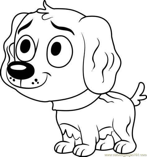 Pound Puppies Joey Coloring Page