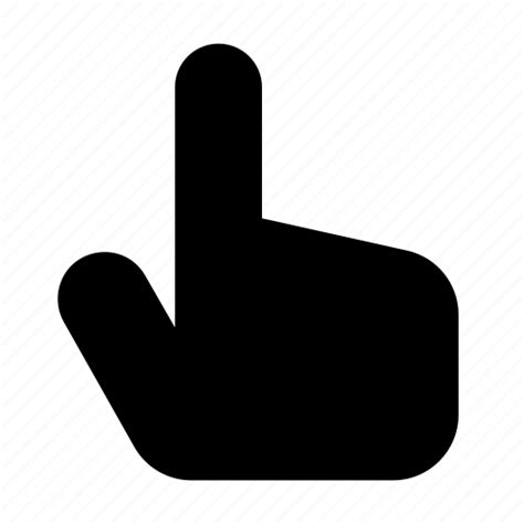 Hand Cursor Gesture Finger Tap Icon Download On Iconfinder