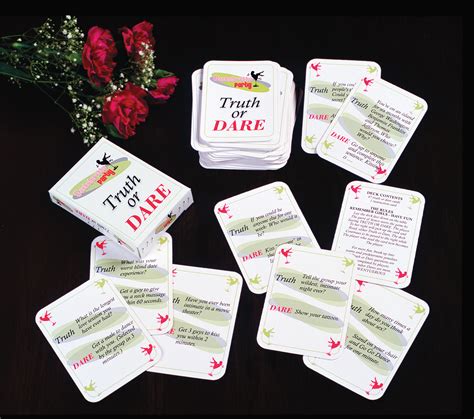 Truth Or Dare Printable Game Cards Good Truth Or Dares Truth Or Dare