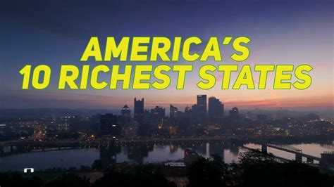 The 10 Richest States In America Youtube