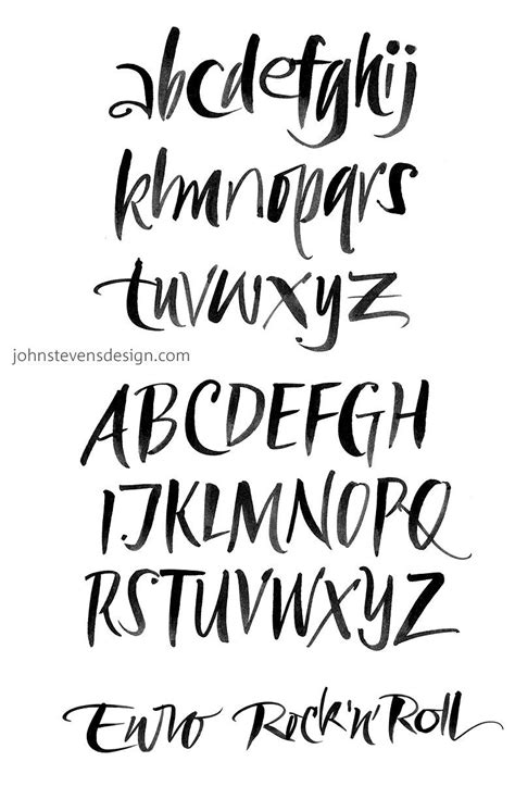 Try it and enjoy the result! A free download from John Stevens, calligrapher to the ...