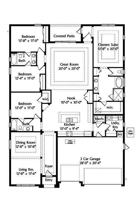 6 bedroom barndominium floor plans. Mediterranean Style House Plan 74286 with 4 Bed, 3 Bath, 3 ...
