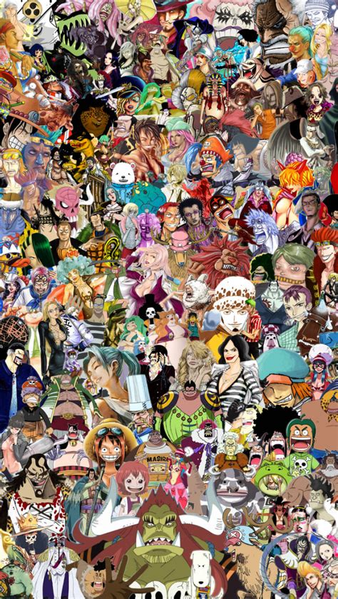 Free Download One Piece Character Collage 3 By Wood5525 Manga Anime