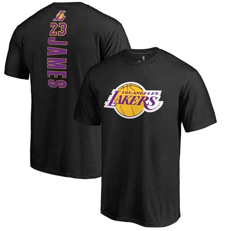 Let everyone know where your allegiance lies. Fanatics Branded LeBron James Los Angeles Lakers Black ...