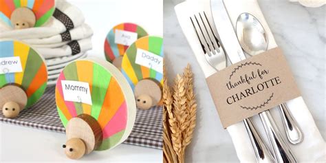Wrap the bottom of the tag with washi tape and write your christmas message on top of the tag. 17 Easy DIY Thanksgiving Place Cards - Cute Ideas for Thanksgiving Name Cards