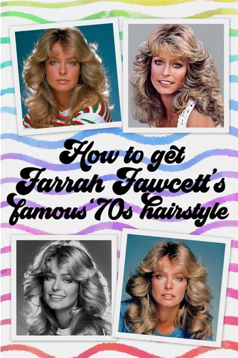 How to get the iconic farrah fawcett feathered hair flip! How to get Farrah Fawcett's famous long feathered ...